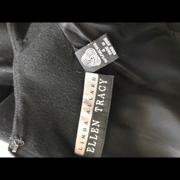 Black Ellen Tracy midi dress - Picture 4 of 4